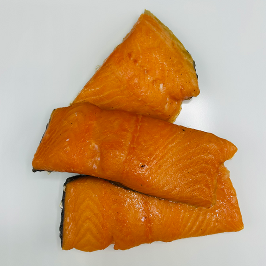 Heitreiktur lax bitar 1 kg